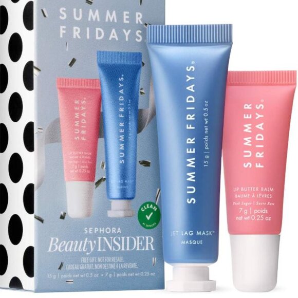 4 Sephora Birthday Gift Set - LANEIGE + Summer Fridays Mask Lip Balm Moisturizer - Picture 3 of 3